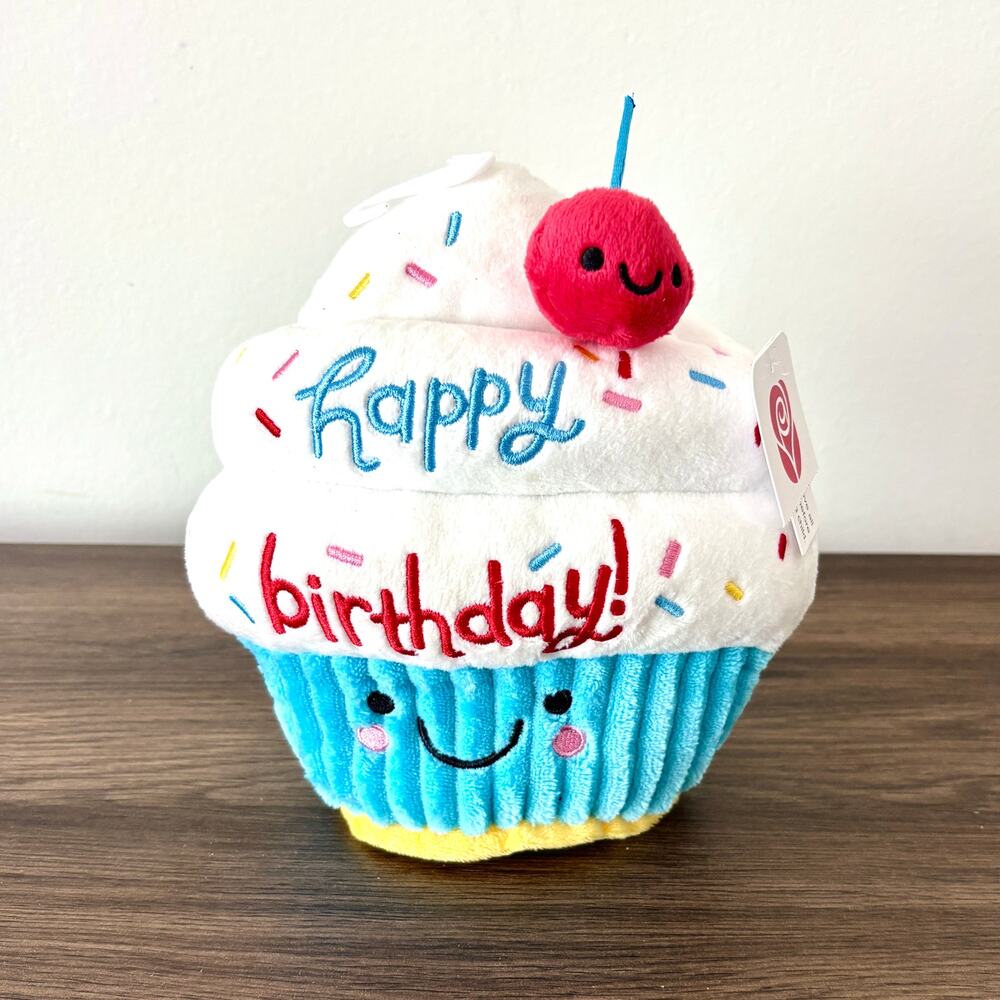 Happy Birthday Cupcake Plushie